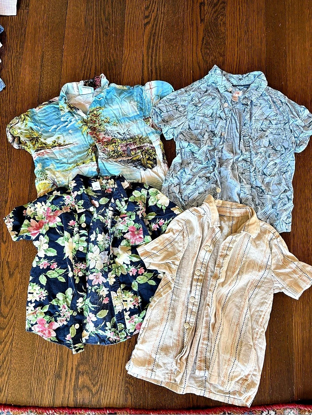 Short sleeve Button-Up Shirt Bundle sizes 4/5